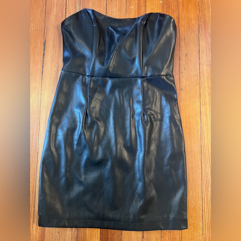 Forever 21 Faux Leather Mini Dress